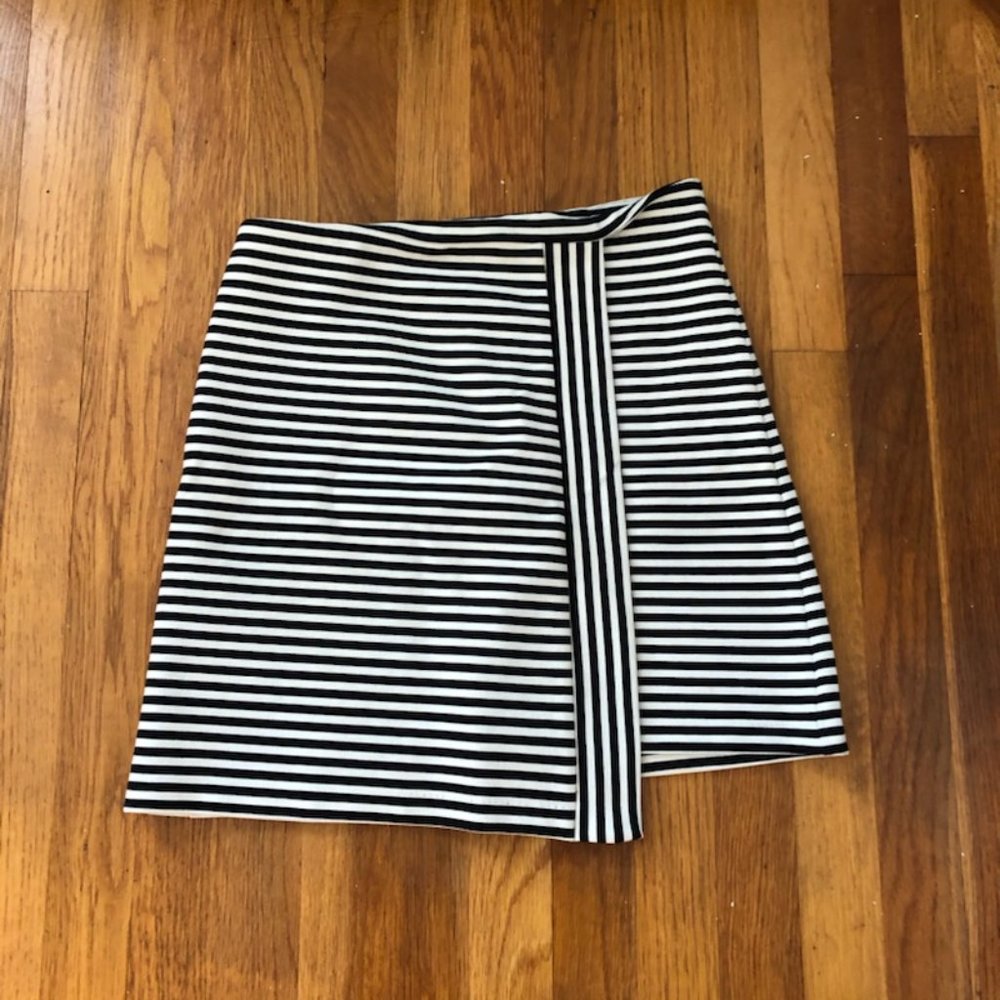 Joe Fresh Striped Wrap Skirt